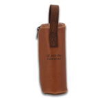 Camelfarbene Tasche aus pflanzlichem Material
