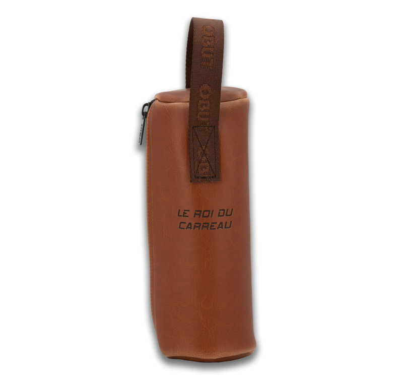 Camelfarbene Tasche aus pflanzlichem Material