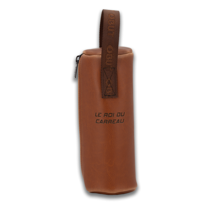 Camelfarbene Tasche aus pflanzlichem Material