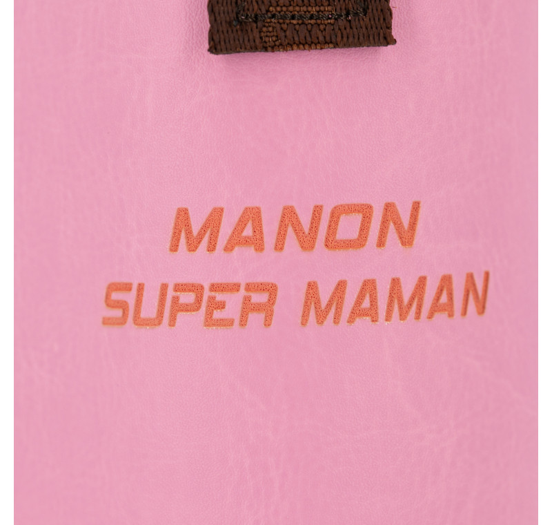 Plantaardige tas roze