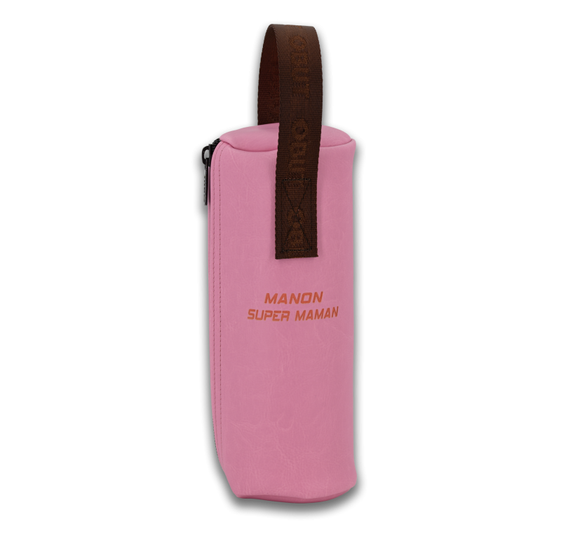 Sacoche végétale rose