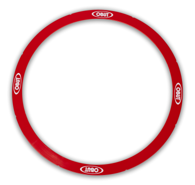 Styv cirkel röd
