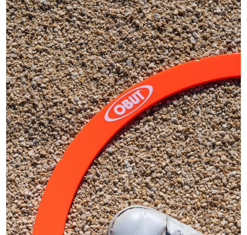 Cercle de pétanque rigide corail