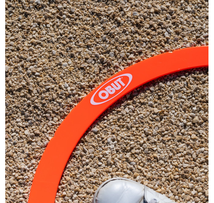 Cercle de pétanque rigide corail