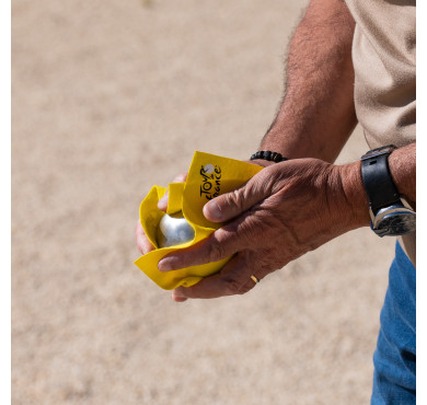 Gelbes Reinigungstuch Tour...