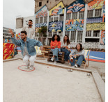 Vintage mascot deckchair