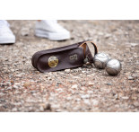 Vintage brown leather pouch