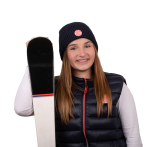 Blauwe muts met vintage Obut-logo