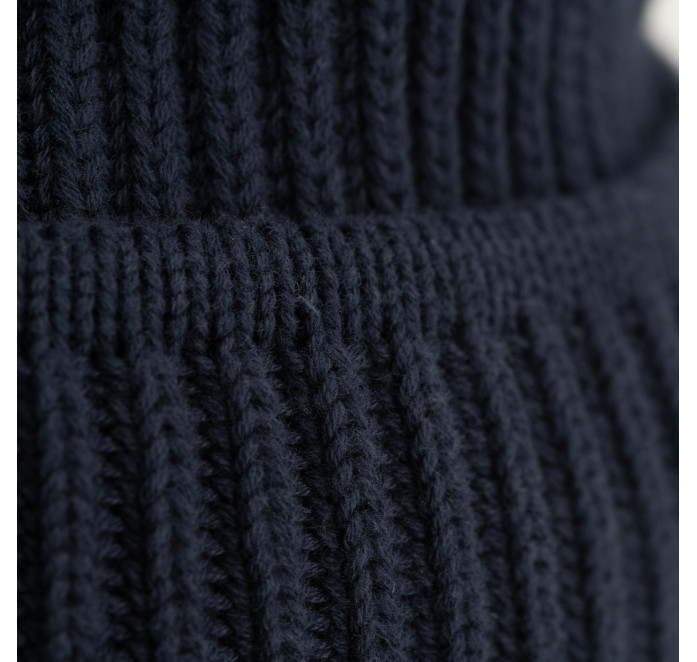 Blauer Beanie mit Vintage-Logo von Obut Blauer Beanie mit Vintage-Logo von Obut