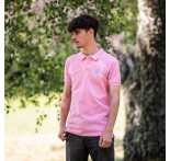 Men's pink polo shirt