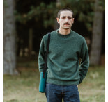 Pétanqueväska i eukalyptuscanvas med axelrem