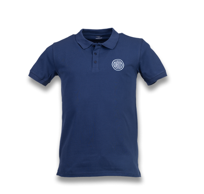 Herenpolo in marineblauw