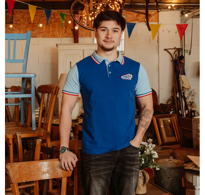 Herren-Polo-Shirt, weiß