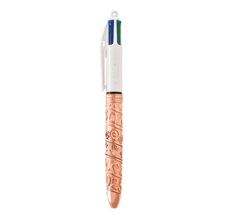 BIC 4 Colores™ Obut x Tournaire – Bronce Rosa