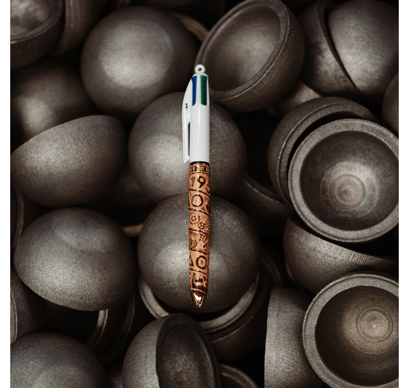 BIC 4 Colores™ Obut x Tournaire – Bronce Rosa