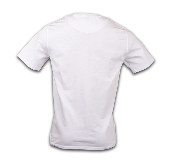 Wit heren T-shirt met zwart OBUT-logo
