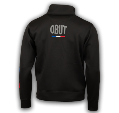 Schwarze Trainingsjacke