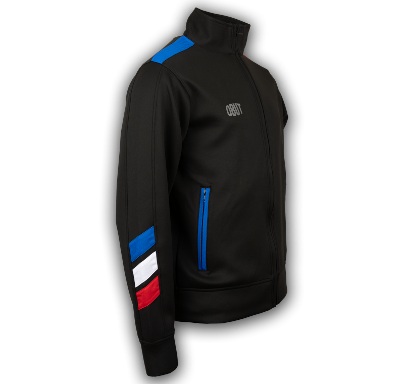 Schwarze Trainingsjacke