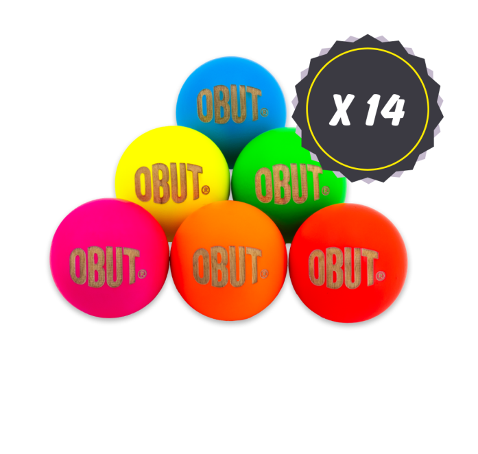 14 filets de 6 buts colorés 14 filets de 6 buts colorés