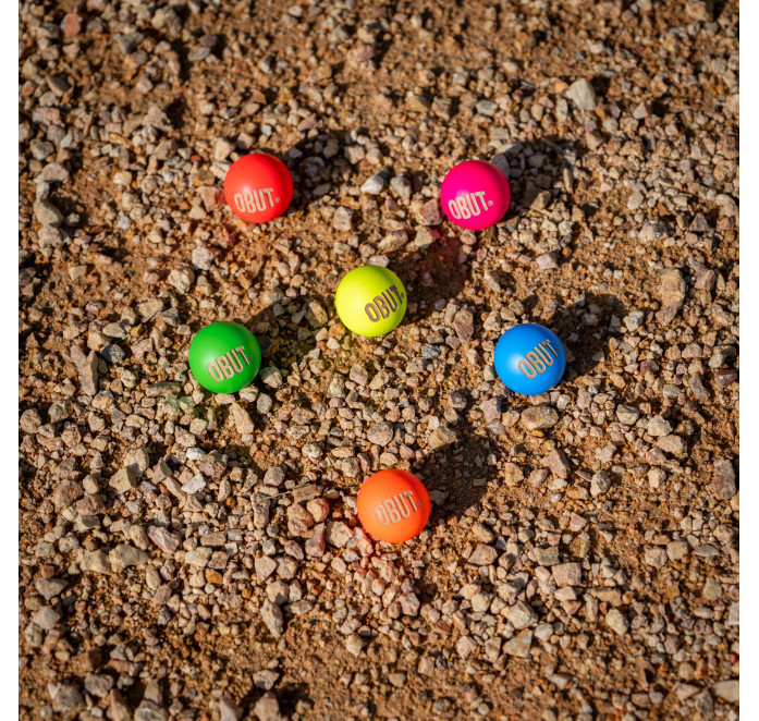 14 Netze mit je 6 farbigen Zielkugeln