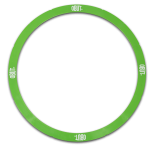14 cercles de pétanque rigides - Verts