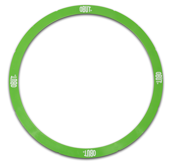 14 cercles de pétanque rigides - Verts