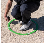 14 cercles de pétanque rigides - Verts
