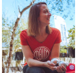 Röd t-shirt dam Röd t-shirt dam