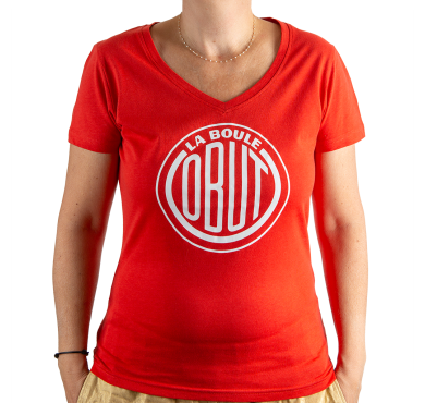 Red women's t-shirt