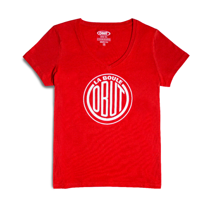 Camiseta roja para dama Camiseta roja para dama