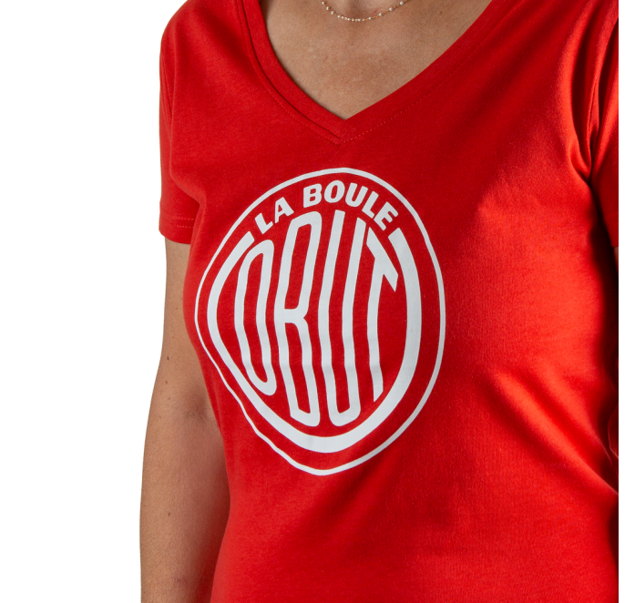 Camiseta roja para dama Camiseta roja para dama