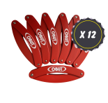 12 cercles pliants rouges