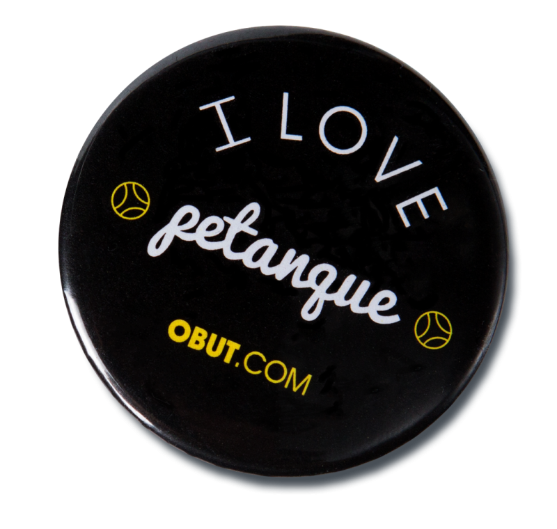 Badge I love pétanque Badge I love pétanque
