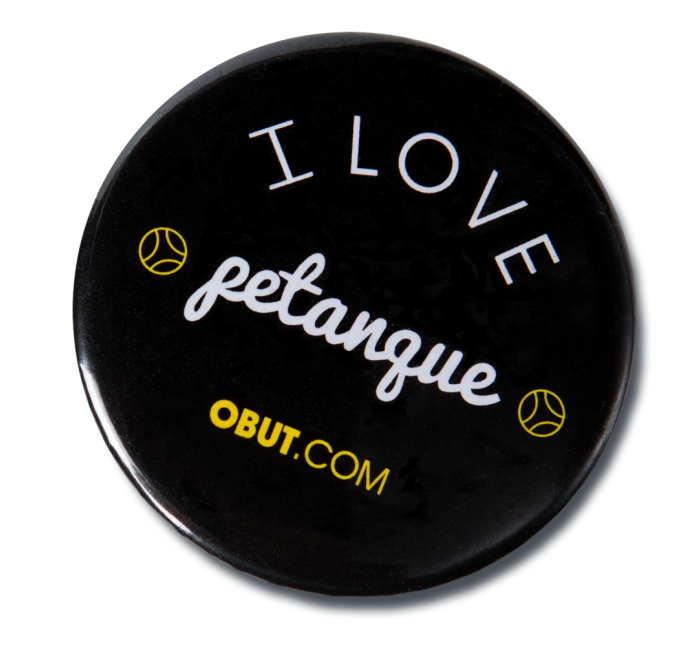 Badge I love pétanque Badge I love pétanque