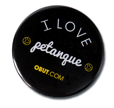 Badge I love pétanque