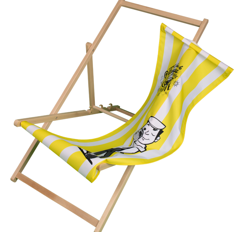 Vintage mascot deckchair
