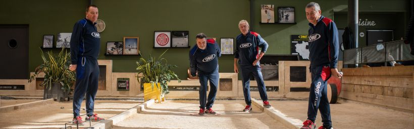 Obut petanque Legendes training | Met kampioenen